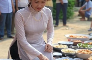 Mâm cỗ không phải để ăn, mà là để cú:;ng