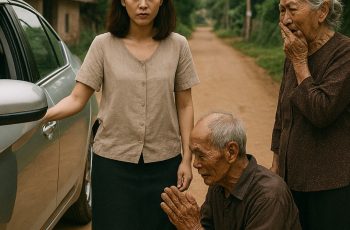 Tôi bị nhà chồng đ:;uổi đi lúc đang b;/ầu 8 tháng, 5 năm sau, tôi về làng trong chiếc ô tô sang trọng