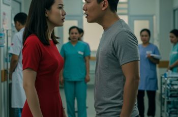 Người vợ chăm con ở bệnh viện nhưng ngày nào cũng mặc váy đỏ, bao nhiêu người chỉ chỏ, bàn tán