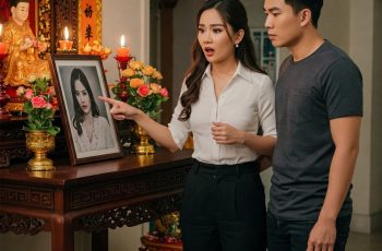 Bạn bè cứ bảo tôi và anh đồng nghiệp có tướng phu thê nên nhiệt tình gán ghép, một ngày về nhà anh chơi, nhìn bức ảnh trên bàn thờ, tôi chết sững…