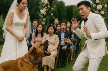 Con chó b:;ất ngờ sủa đ:;iên loạn trong lễ cưới – và cứu cô dâu khỏi một bi kịch được sắp đặt