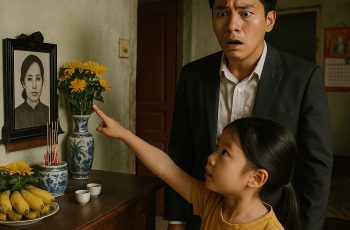 Con đi học về bỗng chỉ vào di ảnh của vợ tôi treo trong phòng nói: “Hôm nay con thấy mẹ ở cổng trường” Con đi học về bỗng chỉ vào di ảnh của vợ tôi treo trong phòng nói: “Hôm nay con thấy mẹ ở cổng trường”
