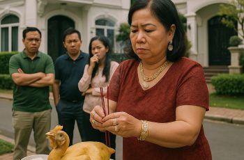 Mâm cúng nhà bà Năm chưa nguội đã bị bưng đi mất hút, hóa ra người lấy chính là