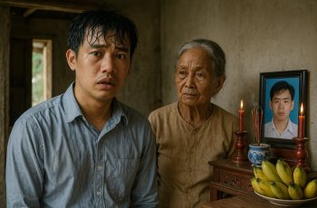 Ai ngờ vừa vào trong cậu sững người khi thấy tấm ảnh thờ giống hệt cậu lúc nhỏ…