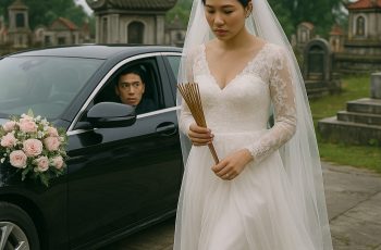 Trên đường về quê chồng mới, cô dâu bắt tài xế dừng lại ở nghĩa trang để thắp nhang cho chồng cũ