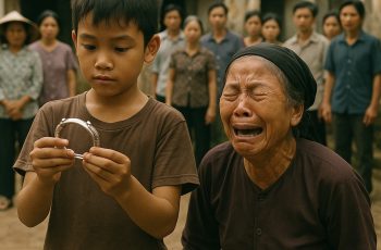 Bé trai 7 tuổi nhặt được chiếc lắc bạc cũ trong vườn, nhưng bà nội vừa nhìn thấy đã hét lên rồi ngất ngay tại chỗ