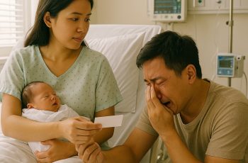 Vợ vừa sinh được con trai, chồng bật khóc nhận lỗi ngoại tình, vợ lẳng lặng rút trong túi ra mẩu giấy đúng 5 chữ
