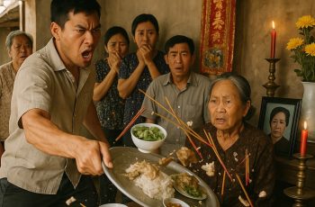 Con rể say rượu đùng đùng lao vào đập nát bàn thờ mẹ vợ trong ngày giỗ và hét lớn bí mật tày trời
