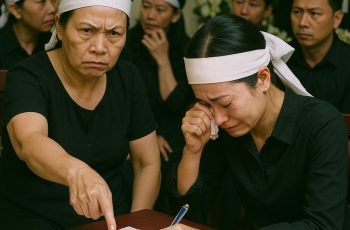 Con trai cả vừa mất, nhà chồng đã lén gọi con dâu đến ép ký giấy sang tên nhà đất, cô lầm lũi ký nhưng nào ngờ
