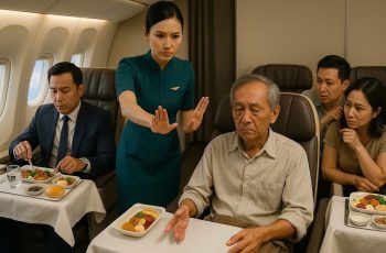 Ông lão ăn mặc giản dị bị từ chối suất ăn trên máy bay, sau khi hạ cánh ông sa thải toàn bộ phi hành đoàn