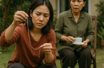 Đào đất sau nhà trồng cây, con dâu móc lên sợi dây chuyền gãy – bà ngoại vừa thấy đã vỡ giọng: “Sao nó lại ở đây