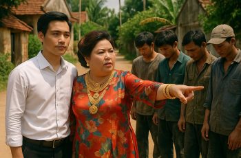 Thanh niên ế vợ sửa xe máy được người phụ nữ giàu có đi lạc đường nhờ cậu chở về nhà rồi trả công to, ngay sau đó cậu ta liên tiếp về làng đón các thanh niên trai tráng đến làm cùng