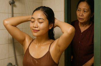 Con dâu Đi làm về tối nào cũng tắm rất lâu mẹ chồng lén rồi lập tức báo công an!