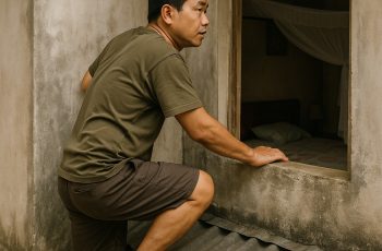 Tường nhà dột, ông chồng qua hàng xóm đứng nhờ sửa mái tôn nào ngờ ông bẽ bàng phát hiện ra đồ của vợ mình