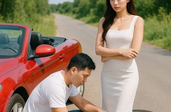 Chàng trai nghèo giúp nữ tỷ phú sửa xe, cô ấy đòi trả ơn bằng việc này khiến anh sững sờ