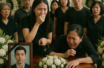 Bạn thân tới viếng tang lễ, vào nhìn vào linh cữu lần cuối cô đã đã ngất xỉu, vừa tỉnh dậy đã gào lên 1 câu