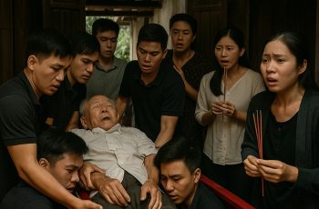 Ông cụ giàu có nhất xóm qua đời lúc đang cười nào ngờ lúc khâm liệm, con cháu khiêng ông vào quan tài thì giật mình ngã ngửa khi nhìn thấy 1 bên mặt của ông cụ đã…
