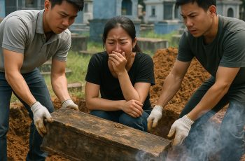 Gia đình quyết định chôn cất người thân theo nguyện vọng ‘phải nằm úp mặt xuống đất’ nhưng chỉ 10 ngày sau