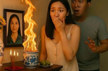 Vợ mất, chồng cưới cô hàng xóm góa chồng nhưng khi đang tân hôn cuồng nhiệt thì bất ngờ bát hương bùng cháy nghi ngút…