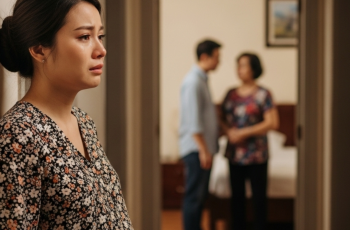 Thấy tôi nằm đó, bà cau mày hỏi: “Sao không đi làm? Lại nghỉ nữa à?” Thấy tôi nằm đó, bà cau mày hỏi: “Sao không đi làm? Lại nghỉ nữa à?”
