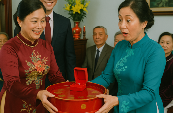 Bố mẹ vợ tuyên bố thẳng mặt ‘Con gái tôi không lấy chồng Nghệ An’ cho đến hôm ăn hỏi, nhà tôi chỉ lặng lẽ mang đến 2 cái tráp rồi đi thẳng vào nhà