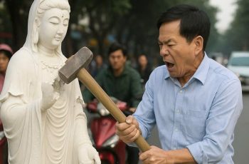 Ông Thái đập Tượng Quan Âm bên đường mở quán nhậu – Tối hôm đó cả nhà chết lặng khi nhìn camera Ông Thái đập Tượng Quan Âm bên đường mở quán nhậu – Tối hôm đó cả nhà chết lặng khi nhìn camera