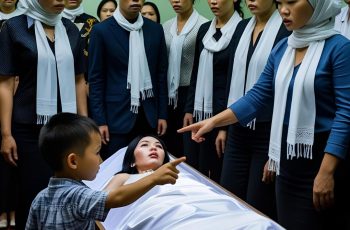 Người mẹ mất vì đuối nước, cả gia đình mang về nhà an táng – nhưng đến lúc cho vào quan tài thì đứa con 5 tuổi chỉ tay hét lên “mẹ bảo không phải”…