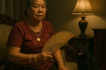 Mỗi lần trong làng có người sắp mất, con mèo đen của bà Tám lại kêu 3 tiếng vào buổi đêm – cho đến 1 hôm nó nhìn thẳng vào bà và kêu y hệt