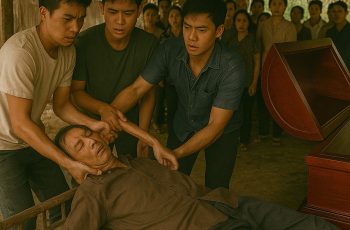 Ông bác gác đêm ở nghĩa trang qua đời đột ngột bên chòi gác, khi khiêng ông vào khâm l:iệm thì bất ngờ tìm thấy đống giấy dưới lưng