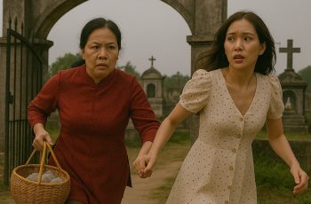 Đi thăm mộ em trai chết đuối, bà mẹ dặn con gái không được quay lại nhìn khi rời nghĩa địa – nhưng cô không nghe