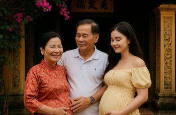 Mẹ chồng và con dâu có bầu cùng 1 thời gian, lúc đẻ ra, nhìn mặt 2 đứa trẻ người bố chồng xanh mặt ….