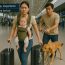 Người mẹ địu theo con nhỏ ra sân bay, vừa đặt vali xuống chú chó của người bên cạnh liên tục sủa dữ dội cắn vỡ cả hành lý