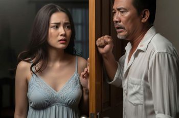 Cụ Chư hàng xóm ở dãy trọ ngày nào cũng mang cơm cho tôi, một lần cụ say rượu, trời tối om om, cụ Chữ gõ cửa phòng tôi liên tục..
