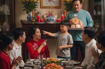 Giữa mâm cỗ cúng giỗ tổ, đứa cháu trai chỉ vào chị dâu cả rồi hỏi: “Cô ơi, sao con thấy chú kia thơm như cô ấy?”, cả nhà chết sững đổ dồn ánh mắt về phía người đàn ông đang nấu cỗ, mẹ chồng đùng đùng đi trích xuất camera thì phát hiện ra…