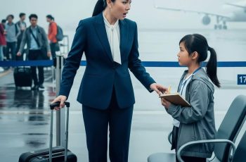 “Đừng lên máy bay, nó sẽ phát nổ” – lời tiên tri sốc của cô bé khiến nữ tỷ phú tái mặt, toàn sân bay rơi vào trạng thái tê liệt…