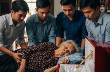 Bà cụ bán xôi đầu chợ đột ngột qua đời, hàng xóm hùn nhau tiền mua quan tài, nào ngờ khi mở túi vải vá dưới gối, cả xã choáng váng  gọi công an đến gấp