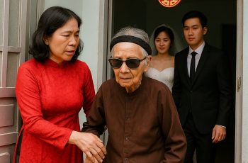Ngày cưới, nhà con dâu đòi đưa theo một bà cụ mù, còn đòi dắt theo vào phòng tân hôn, tôi phản đối kịch liệt bắt bà ta đứng ngoài
