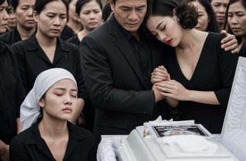 Đám tang con gái 5 tuổi, chồng dắt tay nhân tình bước vào, vợ không nổi giận mà còn chúc mừng, và rồi…
