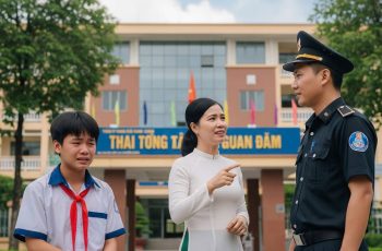 Tôi vừa vẫy vừa gào lên: – Làm ơn chở em tới trường thi với! Em đi thi đại học! Xe em h;ỏng, không có điện thoại! Làm ơn…!!!
