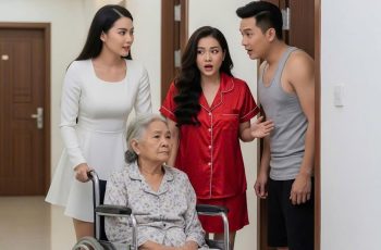Chồng dọn đến ở với bồ, tôi lặng lẽ chở mẹ chồng liệt đến giao trả, trước khi đi, tôi nói một câu khiến cả hai tái mặt…