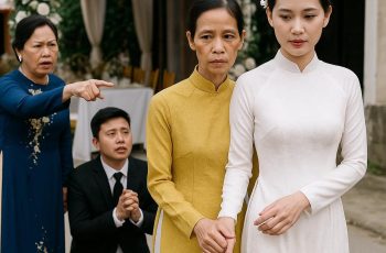 “Em muốn hủy hôn ngay hôm nay…mẹ anh nói gì em cũng được nhưng tuyệt đối đừng đụng tới người mẹ một mình vất vả nuôi em suốt 25 năm qua…chào mẹ chồng cũ con chính thức ly hôn”