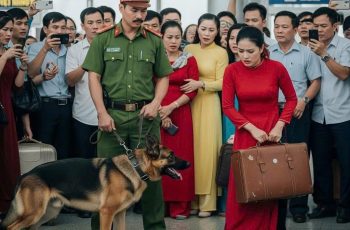Chú chó cắn váy cô gái sân bay, 10 phút sau ai cũng ngã ngửa khi biết sự thật..