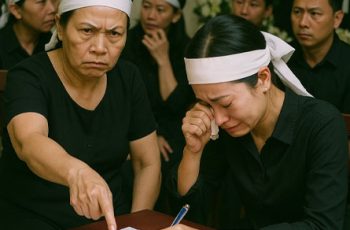 Con trai cả vừa mất, nhà chồng đã lén gọi con dâu đến ép ký giấy sang tên nhà đất, cô lầm lũi ký nhưng nào ngờ