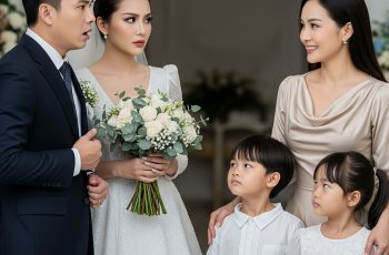 Tỷ phú mời vợ cũ đi đám cưới, không ngờ cô dắt theo 2 đứa trẻ giống anh như đúc khiến ai nấy sững sờ