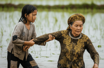 Cô bé mù mồ côi cuối xóm cắm mặt Lao Xuống Ruộng Cứu phú bà giàu nhất nhì tỉnh, ai cũng tưởng được nhà giàu nhận nuôi