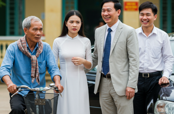 Cha nghèo đưa con gái đi thi bị giám đốc và quý tử chế nhạo, 30 phút sau họ phải cúi đầu