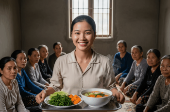 Mẹ chồng mời 10 khách nhưng chỉ đưa 50 nghìn để con dâu đi chợ, tới giờ cơm, cô tươi cười bưng mâm lên khiến mọi người tái mặt