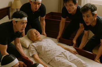 Bà cụ mất ngay trong giấc ngủ giữa đêm, nhưng khi khâm liệm, ai chạm vào cũng thấy lạnh buốt