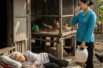 “Già rồi chỉ tổ đái khai, chật nhà” – Bà cụ bị con đẩy ra ở gần chuồng gà ngủ tạm. Đêm mưa cuối cùng, bà bỗng biến mất…