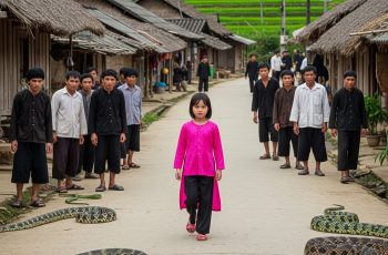 Làng Đông nổi tiếng với nghề nuôi rắn lấy trứng cả mấy chục năm nay, trong làng không có lấy bóng 1 đứa bé gái